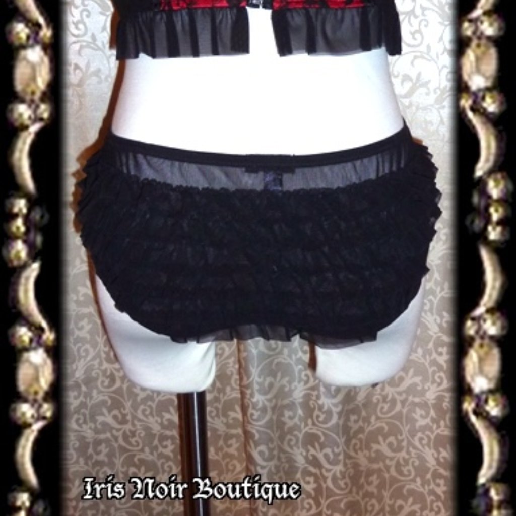 Lip Service Vaudeville Vamps Gothic Victorian Cosplay Ruffle Panties